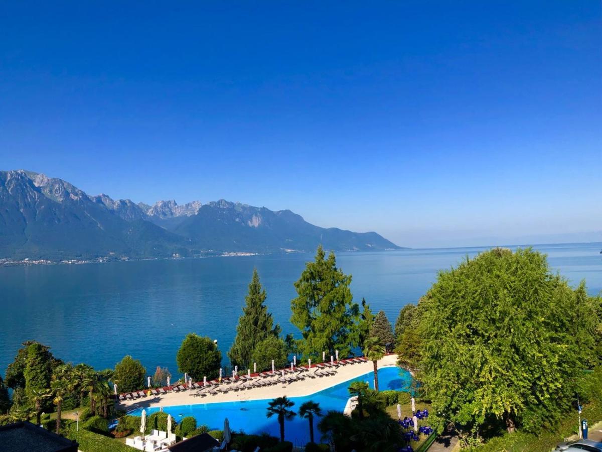 Rose Lake View Apartment Montreux Buitenkant foto